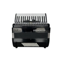 SEASOUND Professional 60-Bass 5-Registers Accordion 34-Button Black Celluloid Piano Keyboard JP3460 OEM Chromatic Instrument