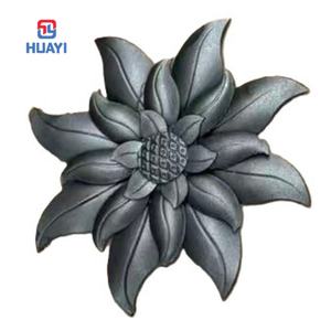 Feuilles et fleurs en <span class=keywords><strong>fer</strong></span> <span class=keywords><strong>forgé</strong></span> <span class=keywords><strong>antirouille</strong></span> pour la décoration - Product Image 2