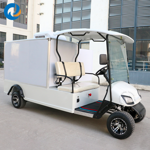 Voiture de golf électrique 4 places 2+2 sièges homologuée pour la route certifiée CE Moteur AC 4KW Châssis en acier carbone haute résistance - Product Image 3