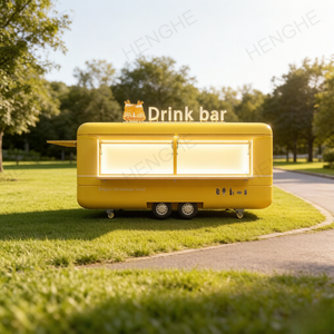 Carrito de Comida Móvil Estético <span class=keywords><strong>con</strong></span> Toldo UV, Diseño Modular y Compatible <span class=keywords><strong>con</strong></span> Marcas, para Heladerías y Pastelerías, Resistente a la Intemperie - Product Image 4