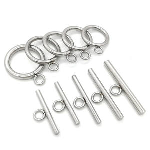 طقم مشابك نهاية تبديل من الفولاذ المقاوم للصدأ مطلي بالذهب 10 ، وصلات خطافية كلاسيكية لصنع سلسلة الأساور والقلادات - Product Image 6