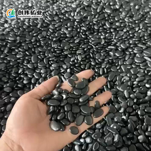 Đen sông đá sỏi cho thiết kế sân vườn đánh bóng cảnh quan đá lát hoa nhỏ mưa đá - Product Image 2