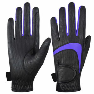 Gants d'équitation en cuir de haute qualité unisexes OEM, design unique pour la saison hivernale, faible MOQ, gants d'équitation - Product Image 1