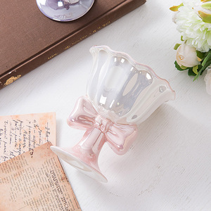 Mug à fleurs moderne en porcelaine fine, écologique, compatible lave-vaisselle et micro-ondes, 180 ml, coffret cadeau pour café, dessert, vin, crème glacée - Product Image 1