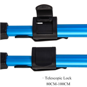 Red de aterrizaje de peces de nailon de 430g, 80-98cm de longitud, Red de aterrizaje de pesca de agua dulce y salada, red de pesca de <span class=keywords><strong>2</strong></span> secciones - Product Image 6