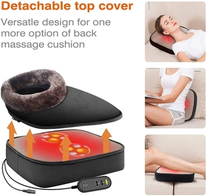 Masseur électrique de pied et de jambe de chauffage et de compression d'air avec le dispositif de vibration électronique de caractéristique de veau - Product Image 2