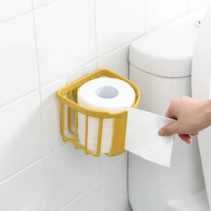 <span class=keywords><strong>Portarotolo</strong></span> <span class=keywords><strong>da</strong></span> Parete Autoadesivo Senza Foratura per Bagno e <span class=keywords><strong>Cucina</strong></span>, Contenitore per Carta Igienica - Product Image 4