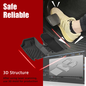 יוקרה 3d <span class=keywords><strong>tpe</strong></span> האחורי מזרן מותאם אישית עמיד למים לא להחליק גזע גזע rd עבור דאיהאטסו סיגרה - Product Image 3