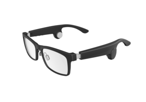 แว่นตาช่วยฟังแบบส่งเสียงผ่านกระดูก Gonbes รุ่น GZ001 พร้อมระบบตัดเสียงรบกวนคู่ เพื่อการช่วยเหลือการได้ยินที่ดีขึ้น สำหรับผู้สูงอายุ - Product Image 2