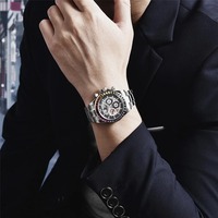 PAGANI DESIGN PD1653 Nouvelle montre mécanique automatique pour homme, design tendance, cercle arc-en-ciel, acier inoxydable, verre saphir, Reloj Hombre