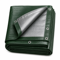 Bâche en PVC/PE avec protection UV, tissu plastique en feuille de taille standard pour couverture agricole/industrielle