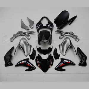 Fairing Kawasaki Z900 Hitam Perak Merah Bodywork Panel Injeksi Abs Plastik Body Kit untuk Kawasaki Z900 2017 2019