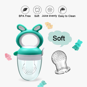 Poches en Silicone pour Tout-Petits, Bébé et Enfants, Distributeur de Nourriture Fraîche, Sucette d'Alimentation en Silicone de Qualité Alimentaire, Jouet de Dentition pour Fruits pour Bébés - Product Image 6