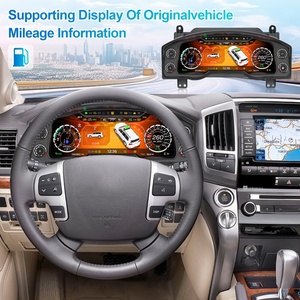 Navihua Lcd <b>Speedometer</b> Instrument Dashboard <b>Car</b> Accessories 12.3" Meter Panel Virtual <b>for</b> Toyota Land Cruiser LC200 2008-2015 - Product Image 3