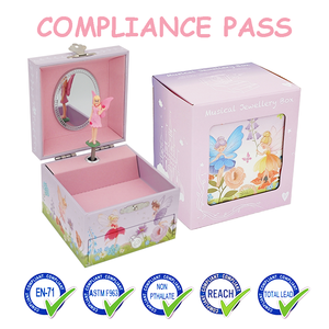Boîte à bijoux musicale Jakos Fairy - Cadeau idéal pour <span class=keywords><strong>les</strong></span> anniversaires, Noël et <span class=keywords><strong>les</strong></span> fêtes des filles - Boîte à musique pour enfants - Product Image 4