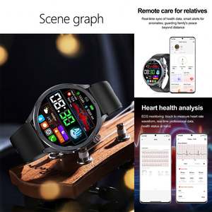 Smartwatch ECG con Monitoraggio della Frequenza Cardiaca e dell'Ossigeno nel Sangue, e Funzione di Risposta Intelligente AI GPT per Uomo, Orologio Fitness - Product Image 6