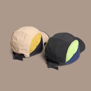 Grosir 100% nilon 5 Panel topi kamp topi jala ringan untuk olahraga Outdoor pantai menggunakan Custom Logo bordir untuk hari hujan - Product Image 1