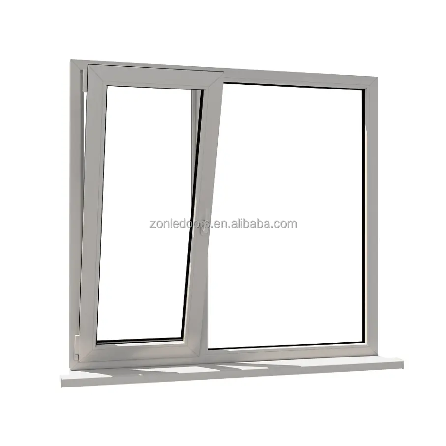 집 유리 단열 유리 알루미늄 여닫이 창 열기 차양 창 더블