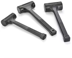 Palu karet anti guncangan, perkakas Stainless Steel multifungsi + palu karet anti guncangan kualitas tinggi - Product Image 1