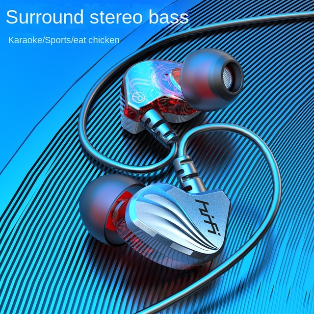 Type-C Wired Music Earphones Headphones Subwoofer Sports Headset for Apple Glory for Huawei Mobile Devices Featuring JL