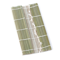 Tapis de sushi en bambou vert de 30*30cm de vente chaude rouleaux de nourriture de bricolage écologiques pour les tables à manger de cuisine
