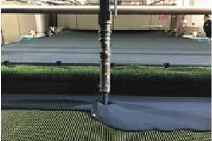 Tapis de gazon artificiel synthétique vert personnalisé, durable, résistant à l'usure, <span class=keywords><strong>pour</strong></span> <span class=keywords><strong>salle</strong></span> de sport, entraînement sportif et zones de <span class=keywords><strong>fitness</strong></span> intérieures et extérieures - Product Image 5