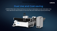 Máquina de Corte Láser de Fibra 2026, Fabricante de Máquinas de Corte Láser CNC, Yaskawa, Cypcut, Guía Hiwin para Placas y Tubos Metálicos, Doble Uso, 3 Ejes