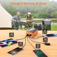 Chargeur solaire portable Oraimo PD 22,5 W 50 000 mAh 20 000 mAh avec lampe, batterie externe 30 000 mAh 50 000 mAh étanche IP66