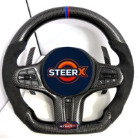 Volant en carbone forgé avec affichage intelligent du régime moteur LED pour BMW G20 G30 G80 M3