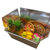 Caja Refrigeradora de Cartón con Aislamiento Grueso para Mariscos, Carne, Vino, Entrega en Frío de Productos Congelados