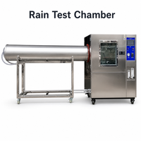 Cámara de Prueba de Lluvia 2 IPX, Máquina de Prueba de Pulverización de Agua con Pantalla Táctil y Manómetro para Pruebas IPX3 e IPX6 IEC 60529