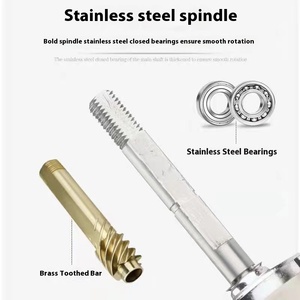 New Full Kim Loại Hướng Dẫn <span class=keywords><strong>Rod</strong></span> Cấu Trúc Lớn Neo Fishing Reel Câu Cá Biển Từ Xa Ném Bánh Xe Thép Không Gỉ Mang Chậm - Product Image 4