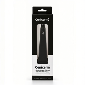 Cenicer cono Negro ที่เขี่ยบุหรี่ groundskeeper สีดำใช้งานกลางแจ้ง - Product Image 2