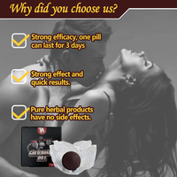 Pastillas para Agrandamiento Masculino, Potenciador Eréctil, Suplemento Herbal Natural, Resistencia Duradera y Efecto Excepcional