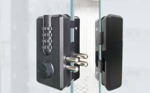 Không thấm nước ABS kim loại 4-chữ số mã khóa cho văn phòng nhà máy an toàn Keyless trượt khóa cửa - Product Image 6