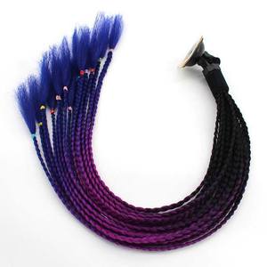 12 Piezas de Trenzas Pequeñas para Casco de Motocicleta, <span class=keywords><strong>Coletas</strong></span>, Trenzas <span class=keywords><strong>con</strong></span> Ventosa de Alta Calidad para Casco - Product Image 4