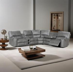Moderne Wohn möbel Elektrische Liege Schnitte cke L-Form Sofa Allgemeine Verwendung Leder ausziehbare <span class=keywords><strong>Massage</strong></span> für zu Hause 7013