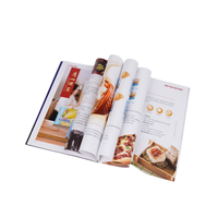 Impression de brochures brillantes en offset sur papier couché, reliure parfaite, couleur pleine, personnalisée en gros