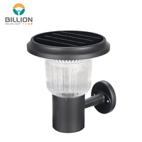 BILLION Lumière solaire LED murale de jardin étanche IP65 pour escaliers et aménagement paysager avec température de couleur 3000K/6000K et garantie de 2 ans