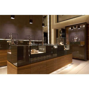 Thiết Bị Nội Thất Cửa Hàng Trang Sức Sang Trọng Tùy Chỉnh Hiện Đại Tủ Trưng Bày Tinh Tế Tủ Trưng Bày Đồ Trang Sức Bằng Kính - Product Image 2