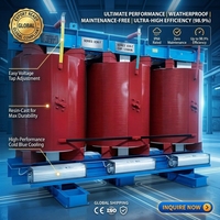 Transformateur sec triphasé SPM pour intérieur SCB13-125/10 avec bobine pour usines industrielles, bâtiments commerciaux, MT/AT, faible bruit