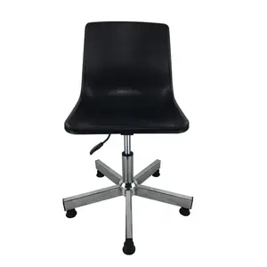 Ayarlanabilir yükseklik ile 0015 ESD sandalye/hareketli Lab antistatik temiz oda sandalye dışkı/ESD PU deri Metal tabure sandalye atölye için