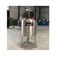 Pasteurisateur automatique de yaourt de machine de pasteurisation de lait approuvé par CE professionnel pasteurisateur de 50 litres