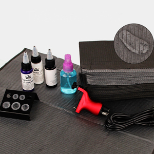 Tapis de <span class=keywords><strong>tatouage</strong></span> jetable 125 pièces feuille de table en papier couverture en tissu étanche à l'encre bavoirs dentaires nappe PMU Salon <span class=keywords><strong>ongles</strong></span> - Product Image 3