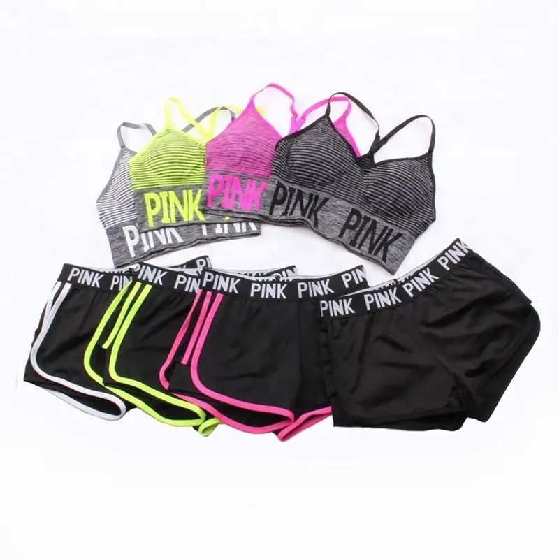 Comfortable Pack Sports Bra And Shorts Set