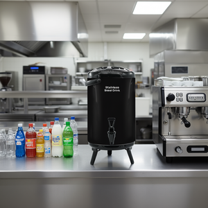 Dispensador de Bebidas SOGA de 12L, Aislado, de Acero Inoxidable, Color Negro, Contenedor Térmico para Bebidas Frías y Calientes, Servidor de Bebidas Resistente - Product Image 2