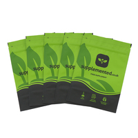 Op maat gemaakte bedrukte plastic voedselverpakkingstas met ritssluiting, staande pouch, voor gedroogd fruit, koekjes, koffie, voedselveilige aluminiumfolie tas