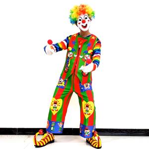 Colorido clásico circo Deluxe <span class=keywords><strong>payaso</strong></span> adulto <span class=keywords><strong>disfraz</strong></span> para eventos - Product Image 3