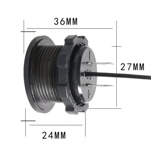 Nhiệt Độ Xe Màn Hình Hiển Thị Kép Nhiệt Độ Vôn Kế Nhiệt Rõ Ràng Ổn Định Hiển Thị Đơn Giản Không Thấm Nước Cài Đặt - Product Image 3