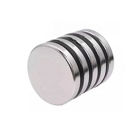 N50H N40SH N33UH Disco personalizado Redondo Circular Proveedor dorado Materiales Imanes de neodimio permanentes fuertes